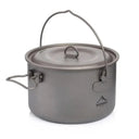 Lightweight Titanium Camping Cookware Set for Hiking Gear Lightweight Titanium Camping Cookware Set for Hiking Gear