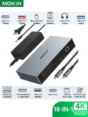 MOKiN USB C Hub Type C Docking Station Multiport Adapter MOKiN USB C Hub Type C Docking Station Multiport Adapter
