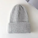 Knitted Hat For Women And Men Universal Thick Warm Beanie Balaclava Knitted Hat For Women And Men Universal Thick Warm Beanie Balaclava