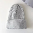 Unisex Thick Knit Beanie Balaclava Hat For Women And Men Unisex Thick Knit Beanie Balaclava Hat For Women And Men
