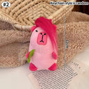 Funny Capybara Plush Toys Cute Keychain Pendant Doll Gift Funny Capybara Plush Toys Cute Keychain Pendant Doll Gift