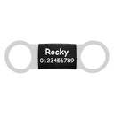 Slide-On Custom Pet Tag Personalized ID Silent Engraved Slide-On Custom Pet Tag Personalized ID Silent Engraved