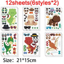 Create Your Own Animal Faces Stickers Set for Fun Crafts Create Your Own Animal Faces Stickers Set for Fun Crafts