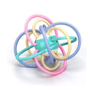 Rotating Rattle Ball Baby Development Toy Silicone Teether Rotating Rattle Ball Baby Development Toy Silicone Teether