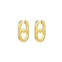 Vintage Geometric Hoop Earrings Korean Style Jewelry Collection Vintage Geometric Hoop Earrings Korean Style Jewelry Collection