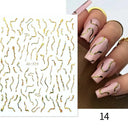 Elevate Your Style with Chic 3D Nail Art Decals Set Elevate Your Style with Chic 3D Nail Art Decals Set