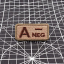 Tactical Blood Type Patch Custom Military Embroidery Gear Tactical Blood Type Patch Custom Military Embroidery Gear