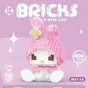 Hello Kitty Building Block Anime Figure Puzzle Ornament Gift Hello Kitty Building Block Anime Figure Puzzle Ornament Gift