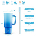 Meoky 40oz Tumbler With Handle Straw Stainless Steel Gift Meoky 40oz Tumbler With Handle Straw Stainless Steel Gift