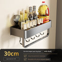 Suction Cup Punch-Free Wall Condiment Hook Rack Storage Suction Cup Punch-Free Wall Condiment Hook Rack Storage