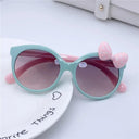 Adorable UV400 Kids Sunglasses with Cat Design and Bowknot Adorable UV400 Kids Sunglasses with Cat Design and Bowknot