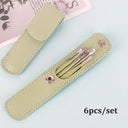 Stainless Steel Ear Wax Removal Kit with Non-Slip Handle Stainless Steel Ear Wax Removal Kit with Non-Slip Handle