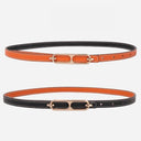 Adjustable Gold Buckle Waist Belt Stylish Skinny Accessory Adjustable Gold Buckle Waist Belt Stylish Skinny Accessory