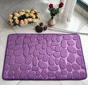 Mat Non Slip Cobblestone Embossed Bathroom Rug Memory Foam Mat Non Slip Cobblestone Embossed Bathroom Rug Memory Foam