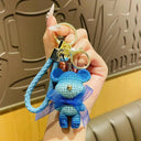 Crystal Bow Tie Bear Keychain Charm Pendant Cute Accessory Crystal Bow Tie Bear Keychain Charm Pendant Cute Accessory