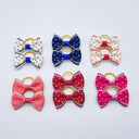 Ribbon Pet Hair Accessories: Cute Dog Hair Bows Bands Ribbon Pet Hair Accessories: Cute Dog Hair Bows Bands
