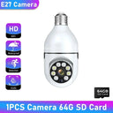 Night Vision WiFi Camera Bulb With Full Color Tracking Zoom Night Vision WiFi Camera Bulb With Full Color Tracking Zoom