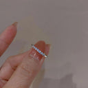 Heart-Shaped Zircon Ring Elegant Wedding Band Mood Tracker Heart-Shaped Zircon Ring Elegant Wedding Band Mood Tracker