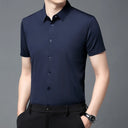 Men's Ultra Stretch Short Sleeve Shirt Business Casual Wear Men's Ultra Stretch Short Sleeve Shirt Business Casual Wear