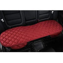 Car Seat Cover Front Rear Flocking Cloth Cushion Non Slide Winter Car Seat Cover Front Rear Flocking Cloth Cushion Non Slide Winter