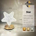 Moon Lamp 3D LED Night Light USB Rechargeable Decor Moon Lamp 3D LED Night Light USB Rechargeable Decor