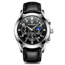 Steel Chronograph Watch Timepiece With Luminous Hands Steel Chronograph Watch Timepiece With Luminous Hands