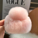 Crab Plush Fur Hair Clip Trendy Accessory For Girls Crab Plush Fur Hair Clip Trendy Accessory For Girls