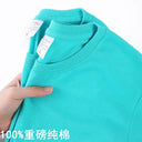 100% Cotton T-Shirt Men Women Solid Color O Neck Tops M-4XL 100% Cotton T-Shirt Men Women Solid Color O Neck Tops M-4XL