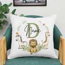 Personalized Animal Name Pillowcase Eco-Friendly Polyester Cover Personalized Animal Name Pillowcase Eco-Friendly Polyester Cover