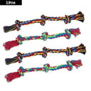 Interactive Dog Toy Set Braided Rope Ball And Dumbbell Interactive Dog Toy Set Braided Rope Ball And Dumbbell