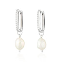 Elegant Silver Pearl Earrings: Timeless Luxury Accessory Elegant Silver Pearl Earrings: Timeless Luxury Accessory