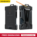 Customize Name Wallet For Men Slim Aluminum RFID Blocking Customize Name Wallet For Men Slim Aluminum RFID Blocking