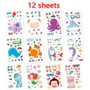 Children's Animal Puzzle Sticker Game for Fun Learning Experience Children's Animal Puzzle Sticker Game for Fun Learning Experience