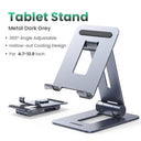 Premium Adjustable Aluminum Tablet Stand for iPad Smartphones Premium Adjustable Aluminum Tablet Stand for iPad Smartphones