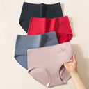 4Pcs Cotton Women's Panties High Waist Body Shaper Underwear 4Pcs Cotton Women's Panties High Waist Body Shaper Underwear