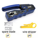 Ypay RJ45 Crimp Tool Premium Ethernet Cable Networking Ypay RJ45 Crimp Tool Premium Ethernet Cable Networking