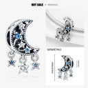 925 Silver Charm Bracelet with Zircon Pendant Beads DIY Jewelry 925 Silver Charm Bracelet with Zircon Pendant Beads DIY Jewelry