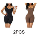 Seamless 2PCS Bodysuit Compression Shapewear for Women Seamless 2PCS Bodysuit Compression Shapewear for Women