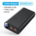 QOOVI Ultra-Fast 20000mAh Power Bank for iPhone Devices QOOVI Ultra-Fast 20000mAh Power Bank for iPhone Devices