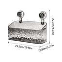 Suction Cup Storage Rack Rectangle Organizer Shelf No Drilling Suction Cup Storage Rack Rectangle Organizer Shelf No Drilling