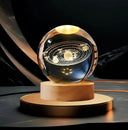 3D Crystal Ball Light Carving Solar System Night Light LED 3D Crystal Ball Light Carving Solar System Night Light LED