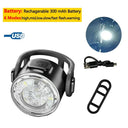 Waterproof Mini Bike Lamp Front Light White Taillight Red Waterproof Mini Bike Lamp Front Light White Taillight Red