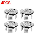 Sink Overflow Cover Set: Stylish Drainage Solution Upgrade Sink Overflow Cover Set: Stylish Drainage Solution Upgrade