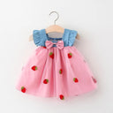 Strawberry Bliss Princess Dress for Cute Baby Girls Fashion Strawberry Bliss Princess Dress for Cute Baby Girls Fashion