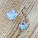 Anime Hello Kitty And My Melody Keychain Set For Fans Anime Hello Kitty And My Melody Keychain Set For Fans