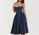 New Fashion Sexy Backless One Cut Collar Strap Dress New Fashion Sexy Backless One Cut Collar Strap Dress