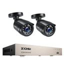 ZOSI Outdoor Surveillance Kit Crystal Clear Day Night Vision ZOSI Outdoor Surveillance Kit Crystal Clear Day Night Vision