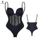 Plus Size Strap Bodysuit Corset - Seamless Shapewear Plus Size Strap Bodysuit Corset - Seamless Shapewear