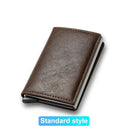 RFID Slim Leather Wallet: Stylish Card Holder with Protection RFID Slim Leather Wallet: Stylish Card Holder with Protection