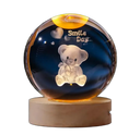3D Crystal Ball Light Carving Solar System Night Light LED 3D Crystal Ball Light Carving Solar System Night Light LED